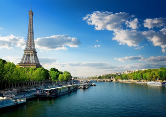 Fototapete - River Seine in Paris