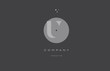 © dragomirescu - u grey modern alphabet company letter logo icon
