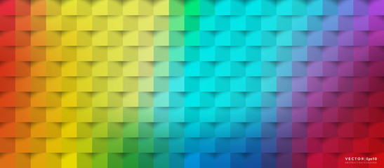 Wall Mural - Abstract vector background. Colorful geometric background. Use for template, poster or brochure design. Vector illustration. Eps10.