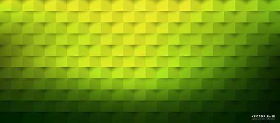 Wall Mural - Abstract vector background. Green geometric background. Use for template, poster or brochure design. Vector illustration. Eps10.