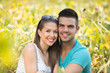 © BanjaninFoto - portrait of two young lovers in a field of soya beans