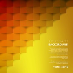 Wall Mural - Abstract vector background. Yellow geometric background. Use for wallpaper, template, brochure design. Vector illustration. Eps10.