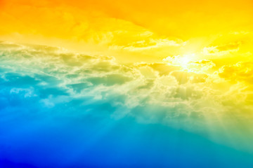 the rising sun, sky cloud sunrise abstract, background