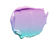 Gradient smear of paint or cream