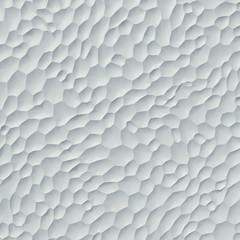 Aufkleber - Abstract geometrical concept voronoi white pattern 3d rendering