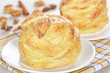 Apples baked in puff pastry