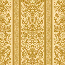 Vintage Ornamental Template With Pattern