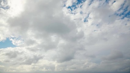 Wall Mural - timelapse of the cloudy sky