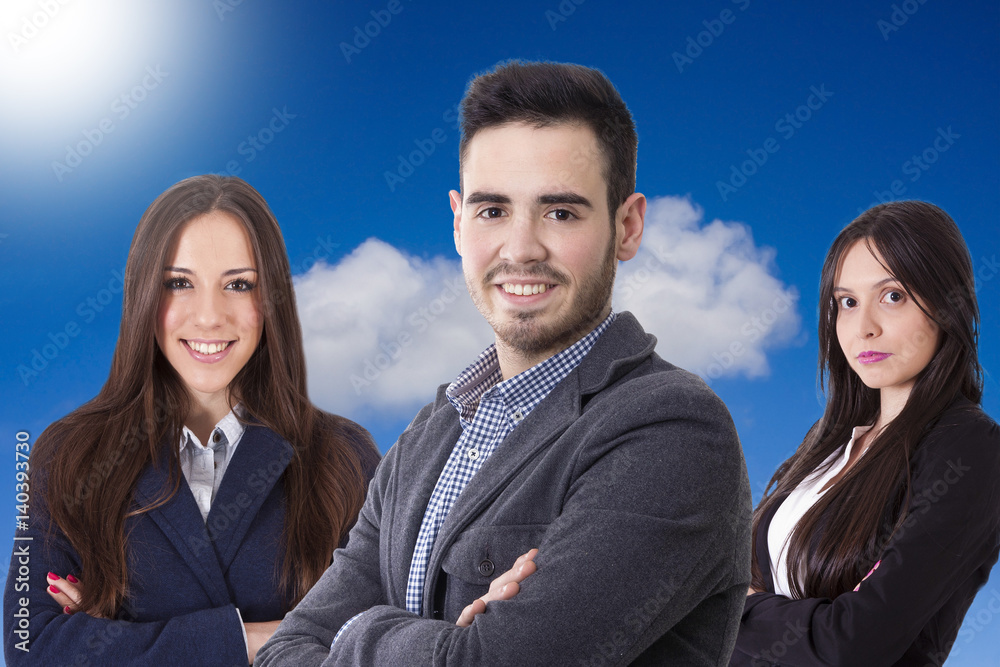 Foto de Stock business, young team of business executives | Adobe Stock