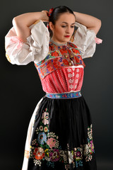 Wall Mural - Slovak folk dancer