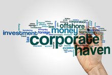 Corporate Haven Word Cloud