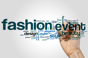 Sticker - Fashion event word cloud