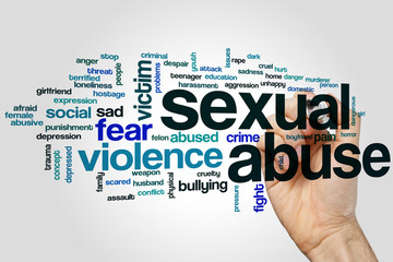 sexual abuse word cloud