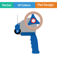 Wall Mural - Scotch tape dispenser icon