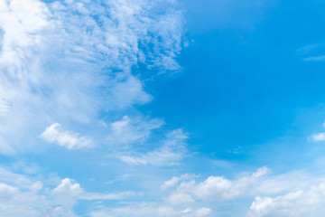 Blue sky clouds background