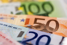 Viele Verschiedene Euro-Geldscheine