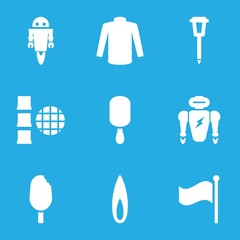 Sticker - Set of 9 collection filled icons