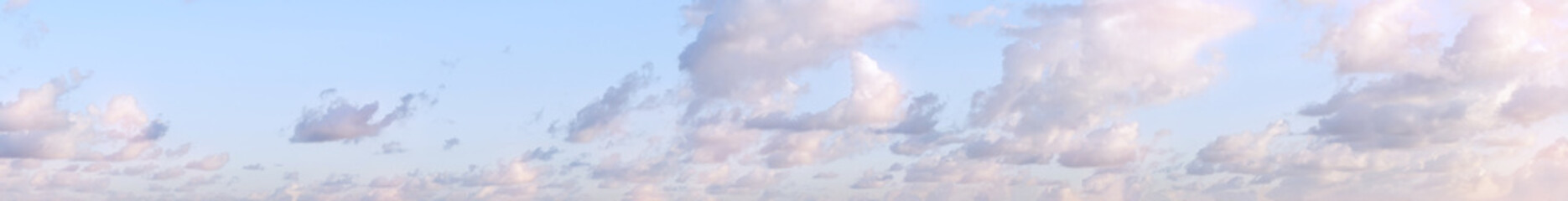 Wall Mural - panoramic skyline. sky background on sunset. nature composition. panoramic sunset sky background. su