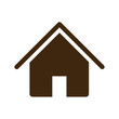 © grgroup - silhouette house icon flat design vector illustration