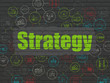 © Maksim Kabakou - Finance concept: Strategy on wall background