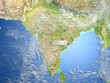 Indian subcontinent on planet Earth