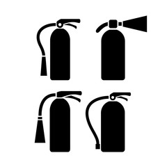 Fire extinguisher vector pictogram