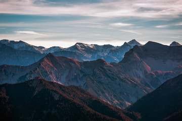  Alps mountain landscape.