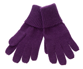 Pair of Knitted winter gloves.