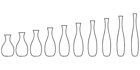 Aufkleber - Pottery stages of manufacturing from pot to vase