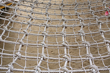 climb net rope close up background and textures