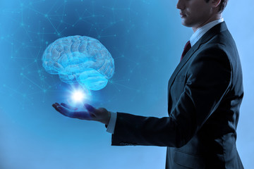 Poster - AI(Artificial Intelligence) concept, 3d rendering