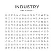 © motorama - Set line icons of industry