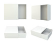 © mirexon - Blank set open box isolated on white background. 3d rendering