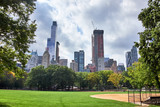Fototapeta Na ścianę - Manhattan skyline with towers just outside of Central Park