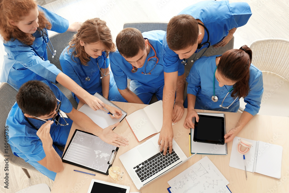 Doctor Study Student Medical students studying at university indoors Stock Photo | Adobe Stock