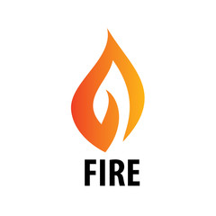 Poster - fire vector logo