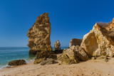 Fototapeta  - Beach near Lagos - Algarve Portugal