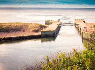 Wall Mural - small harbour prince edward island