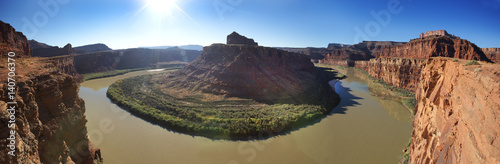 Fotomural Green River, down in Canyonland National Park, Utah