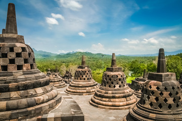 Wall Mural - Borobudur Temple in Java