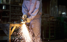 Male Worker Welding