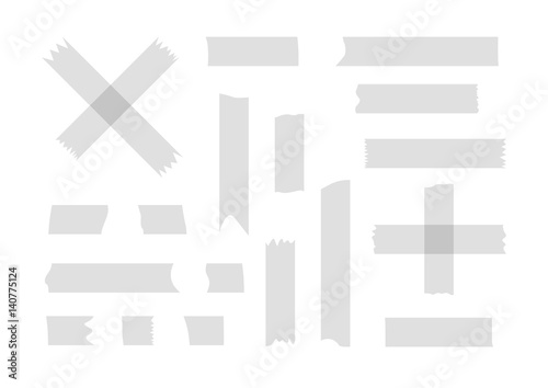 Fotografía Fragments of gray adhesive tape