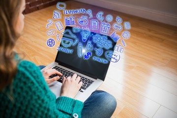 Poster - Composite image of brainstorm