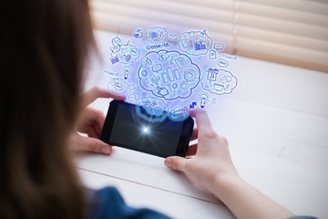 Poster - Composite image of brainstorm