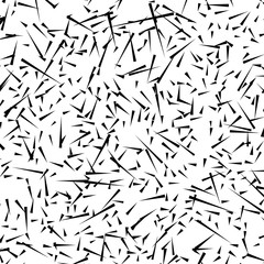 Leinwandbilder - Chaotic random scattered shapes. Abstract geometric pattern