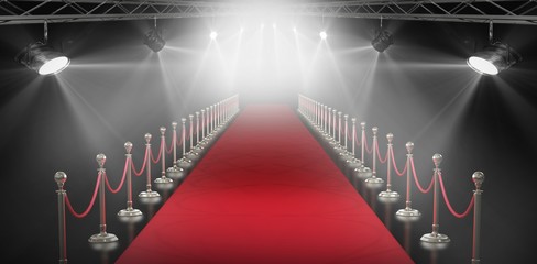 Poster - composite image of spotlights