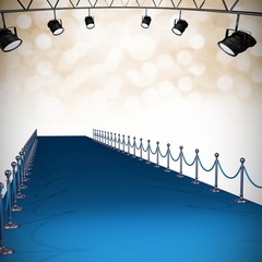 Poster - composite image of spotlights