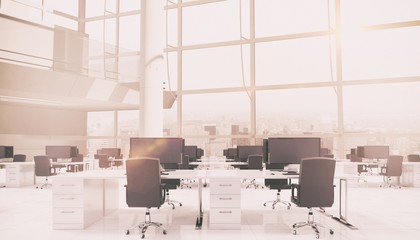 Poster - Composite image of office furniture