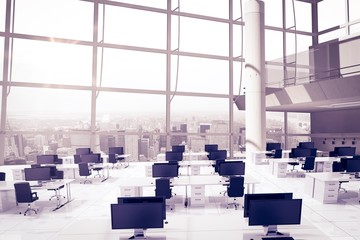 Poster - Composite image of office furniture