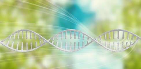 Poster - Composite image of view of a dna